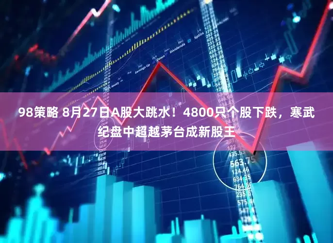 98策略 8月27日A股大跳水！4800只个股下跌，寒武纪盘中超越茅台成新股王